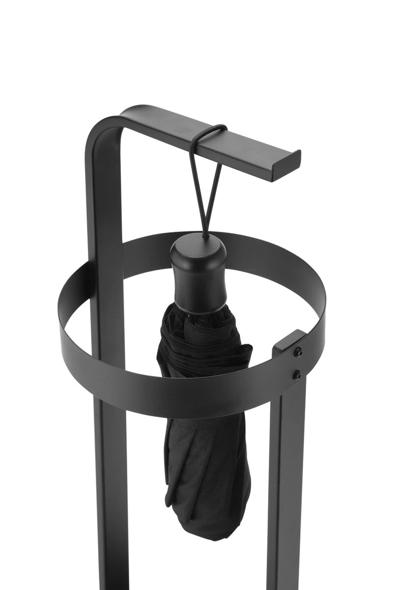 J JACKCUBE DESIGN Steel Umbrella Stand Entryway Space Saving Umbrella Holder Organiser for Front Door(Black) â€“ MK444A - Image 2